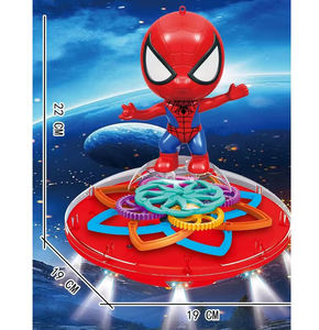 KK 5D Électrique Animal Jouet Véhicule Clignotant Lumière et Musical <span class=keywords><strong>Spiderman</strong></span> À Piles En Plastique OMNI DIRECTION - Product Image 2