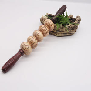 2019 gran oferta <span class=keywords><strong>Handy</strong></span> Stick masajeador para cuello espalda hombro con 5 bolas aplicación corporal - Product Image 4