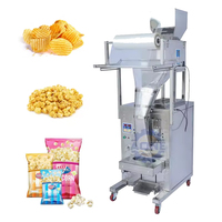 Machine d'emballage de sacs à double usage pour granulés, poudre, biscuits, café en poudre, cacahuètes, chips de pommes de terre, popcorn