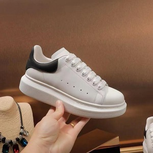 Scarpe Platform Sportive Casual <span class=keywords><strong>Bianche</strong></span> di Alta Gamma con Lacci, Suola Spessa e Rialzata, Versatili per Coppie - Product Image 3