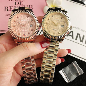 นาฬิกาข้อมือสแตนเลสสตีลเรืองแสง แบรนด์ดัง สำหรับผู้ชายและผู้หญิง นาฬิกาคู่รักแฟชั่น - Product Image 5