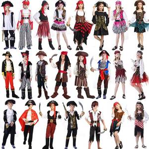 Disfraces de Pirata de Halloween 2026, Disfraces de Lujo para Niños y Niñas, Disfraz Infantil de Piratas del Caribe, Vestido de Mascarada para Niños - Product Image 1