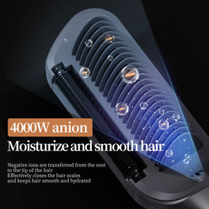 Cepillo Alisador Eléctrico <span class=keywords><strong>para</strong></span> Cabello con Aceite, Cuidado Capilar Antiencrespamiento, <span class=keywords><strong>Iones</strong></span> <span class=keywords><strong>Negativos</strong></span>, Calentamiento PTC, Cerámico, <span class=keywords><strong>para</strong></span> Barbería - Product Image 5