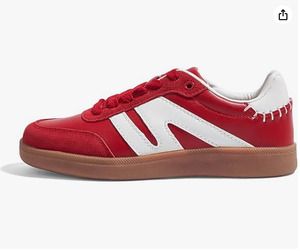 Zapatillas de Moda Clásicas Retro para Mujer, con Suela de Goma, Casuales, de Tenis, de Patinaje, de Cuero Genuino, Antideslizantes - Product Image 4