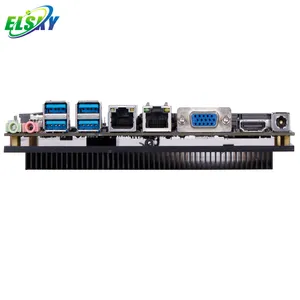 ELSKY เมนบอร์ดอุตสาหกรรม ELSKY M600SE Core I3 6th Gen I3 6006U,โปรเซสเซอร์6COM GPIO 4 * USB3.0 Fanless DDR4 4นิ้ว19V
