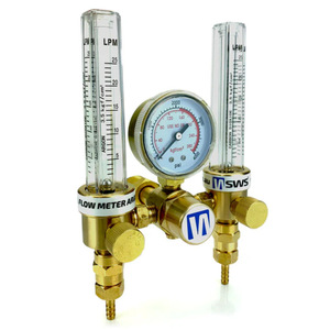 Medidor de Gas Argón de 0-4500 PSI, Medidor de Flujo de Argón de Doble Tubo, CGA580 - Product Image 5