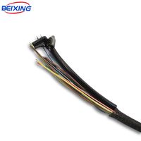 Harnais de câblage électronique personnalisé E00180, assemblage de câbles PVC pour interrupteur, OEM IP66 12V, cuivre étamé 3 broches, BeiXing, échantillon gratuit 100%