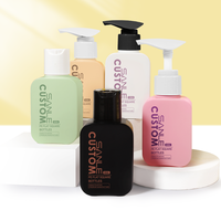 Emballage personnalisé vide pour produits de soin de la peau, flacons carrés en plastique HDPE pour savon liquide, shampoing, après-shampoing, lotion pour le visage et le corps, flacon pompe cosmétique