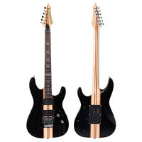 Stringed Instruments D-300 High Grade Two Shake One Piece Matte Black and Matte Colors Electric Guitar