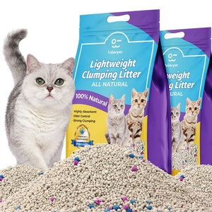 Custom Logo Fragrance Package 99.9% Dust Free Strong Clumping Odor Control High Water Absorption Ball Bentonite <b>Cat</b> <b>Litter</b> - Product Image 1