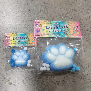 JN-<span class=keywords><strong>Jouet</strong></span> à pincer doux TPR fait à la main, patte spongieuse Taba unique pour enfants de 5 à 7 <span class=keywords><strong>ans</strong></span>, rebond lent, hamster, patte de chat, idée cadeau - Product Image 2