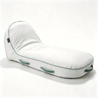 Fauteuil gonflable recouvert de tissu, chaise flottante pour piscine extérieure