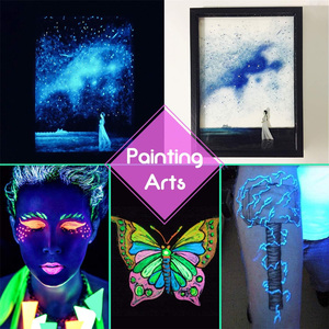Timesrui Glow in the Dark Pigment en poudre, colorant de résine coloré <span class=keywords><strong>pour</strong></span> résine époxy Art Paint Art DIY Crafts Non-Toxic Skin Safe - Product Image 4