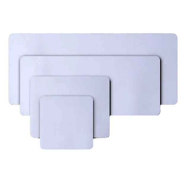 Custom Logo Large White Gaming Mousepad Soft Rubber Desk Mat with Personalized OEM Printing for Computer Use or Sublimation