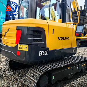Modelo Popular VOLVO EC60C, Excavadora de Construcción Usada Confiable, Volvo EC55D EC60D EC50 EC70 en Stock para la Venta - Product Image 1