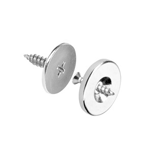 Cierre magnético para puerta, redondo, chapado en metal, fuerte succión, para puertas correderas de vidrio de armarios - Product Image 5