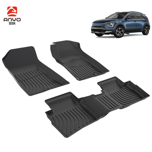 Tapis de sol en caoutchouc TPE toutes saisons neufs OEM, avant, arrière, coffre, pour Kia <span class=keywords><strong>Niro</strong></span> PHEV <span class=keywords><strong>hybride</strong></span> rechargeable 2022-2025, conduite à droite, tapis intérieur - Product Image 2