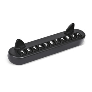 Nouveau panneau de stationnement temporaire pour voiture avec numéro de téléphone, ornement de stationnement amovible créatif et mignon en forme de dessin animé avec aromathérapie pour voiture - Product Image 1