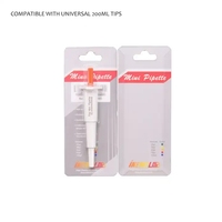 IKEME Lab 10ul 20ul 25ul 30ul 50ul 60ul 75ul 100ul 200ul Micro Pipette de laboratoire à volume fixe réglable Mini Pipette en plastique