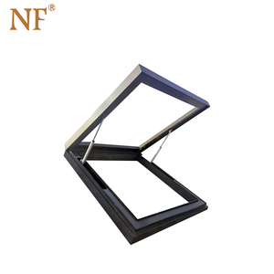 Ventana de techo de tragaluz de aluminio <span class=keywords><strong>abierto</strong></span> oscilante con marco de aleación de aluminio Patrón de apertura vertical para uso en la cocina - Product Image 5