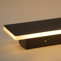 Vente en gros d'usine, luminaire mural linéaire extérieur moderne minimaliste à LED, étanche IP65, pour villa, jardin, façade