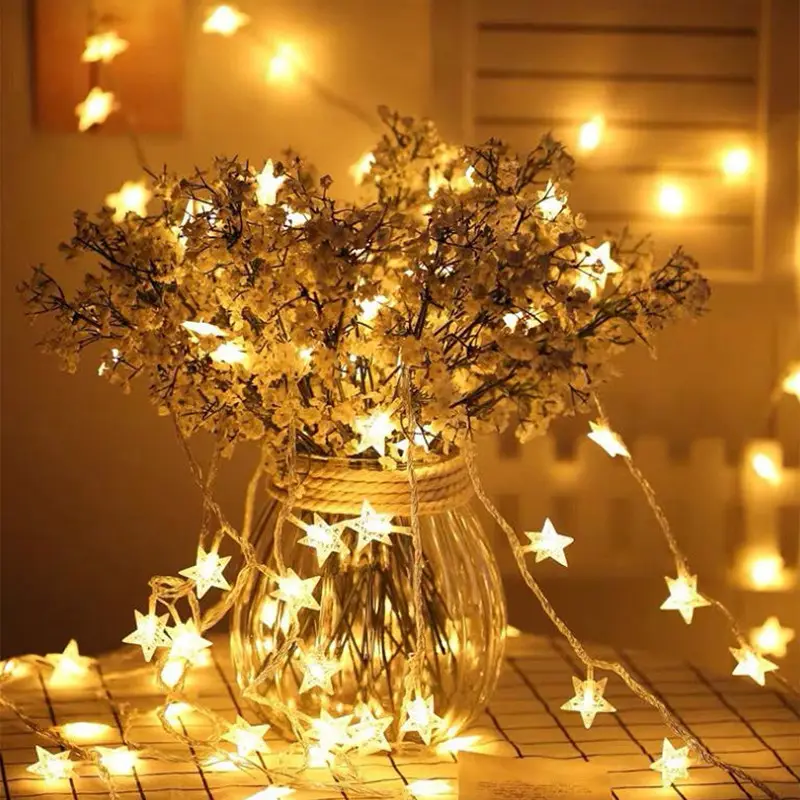 Wholesale Indoor Star Room Decorative Lights IP20 Rated Christmas LED Lights for the Holiday Season