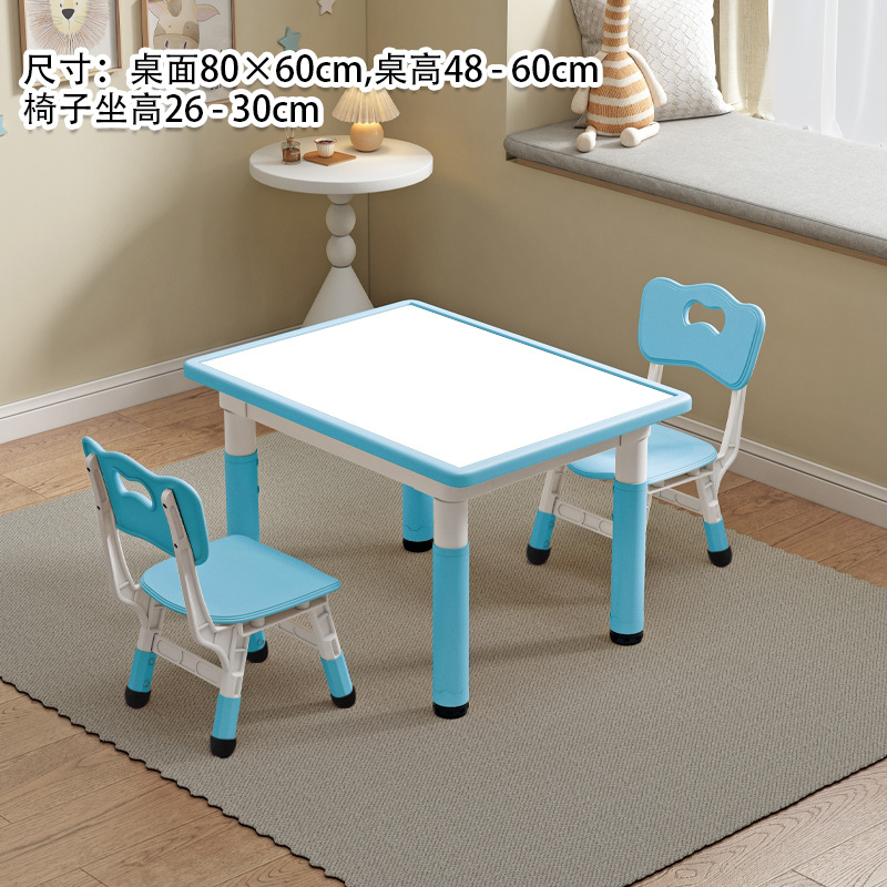 Tableau blanc bleu clair