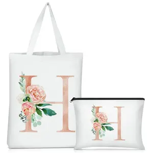 2024 di tendenza di 2 set di borse in tela d'arte floreale sono state recentemente rilasciate che mostrano un atteggiamento alla moda con la personalizzazione della fabbrica