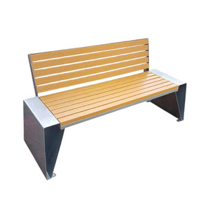 Outdoor Park Furniture Commercial Anti Vandal Wooden <strong>Bench</strong> Seat Urban Street Waterfront Plastic <strong>Wood</strong> Public Garden Seating <strong>Bench</strong> - Product Image 2