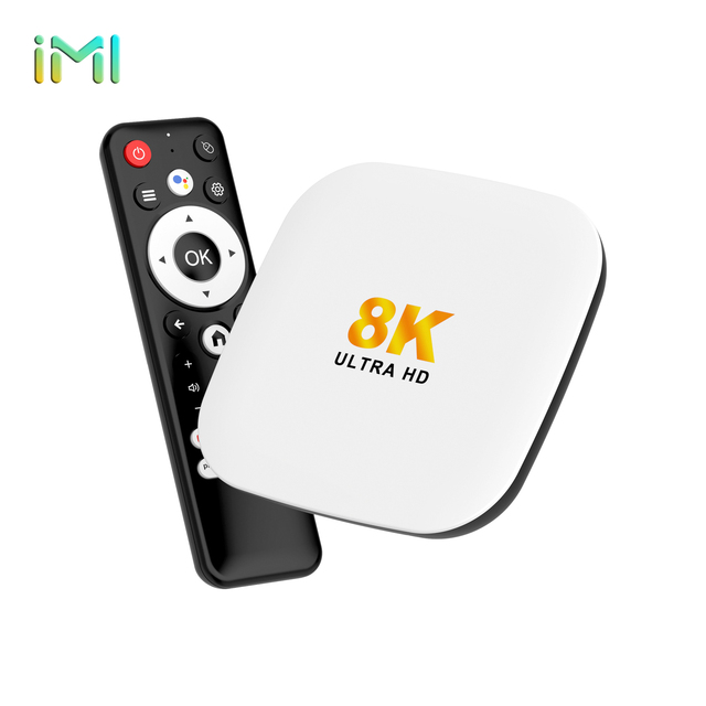 New Arrival 8K Set Top Box Android 14.0 RK3528 2.4G&5G Dual-band WIFI6 100M LAN Voice RCY Smart OTT TV Box