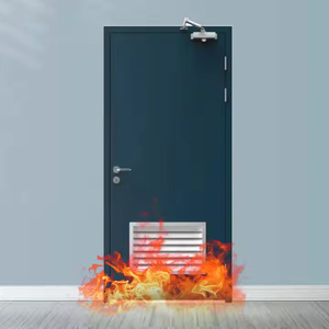 <span class=keywords><strong>Puerta</strong></span> Cortafuego <span class=keywords><strong>de</strong></span> Acero con Certificación UL para Edificios Comerciales, Hoteles, Hospitales y Almacenes con Aislamiento Acústico - Product Image 2