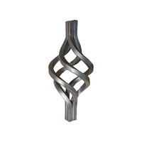 Pulver beschichtete hohle und solide Innentreppe baluster Schmiedeeisen