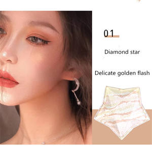 <span class=keywords><strong>Diamante</strong></span> estrella brillante polvo de cara destacando maquillaje 3D <span class=keywords><strong>contorno</strong></span> impermeable resaltador - Product Image 3