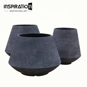 Vasi <span class=keywords><strong>da</strong></span> Esterno dal Design Classico per Piantare e Decorare, Ornamenti per Giardino e Patio, Fioriera <span class=keywords><strong>in</strong></span> Fibrocemento - Product Image 2