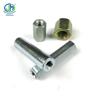 JM Brand Custom Din 6334 Carbon Steel M3 M10 Stainless Steel Sleeve <strong>Barrel</strong> <strong>Nut</strong> M12 Long Hex Coupling <strong>Nut</strong> - Product Image 2