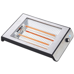 <span class=keywords><strong>Grille</strong></span>-<span class=keywords><strong>pain</strong></span> plat 600W avec panneau latéral en métal inoxydable/<span class=keywords><strong>bouton</strong></span> marche/arrêt PP - Product Image 3