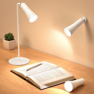 Lampe de lecture tactile à clip amovible sans fil, lampe de table multifonction rechargeable à LED, lampe de bureau, lampe torche 30, best-seller - Product Image 1