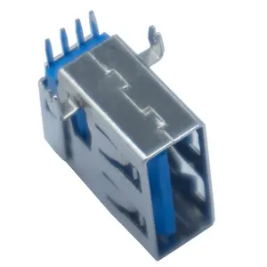 Porta di ricarica A 4 Pin 2.0 scheda affondante DIP con inserto laterale tipo A connettore USB femmina