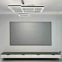 Écran de projection à cadre fixe 16:9 4K Ultra HD, écrans de projection muraux, écran de cinéma maison pour salon