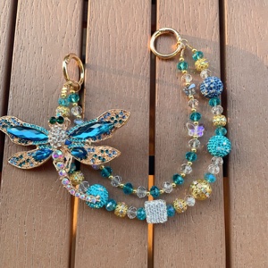 Porte-clés haut de gamme en métal, pendentif pour téléphone portable, anneau porte-clés, porte-clés de voiture, sangle de téléphone portable, pendentif de sac - Product Image 2