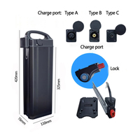 Silverfish nouveau type 36V 48V 60V 12Ah 15Ah 20Ah batterie lithium-ion batterie ebike