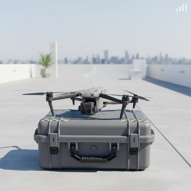 Industrial Commercial Drones Dual Camera Thermal Imaging FPV Inspection Anti-Interference Remote Control 20km Transmission 40+