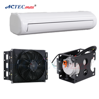 Climatiseur alimenté par batterie 12V 24V 48V pour camions AC.161.116, climatisation automobile, unité de climatisation universelle noire pour voiture