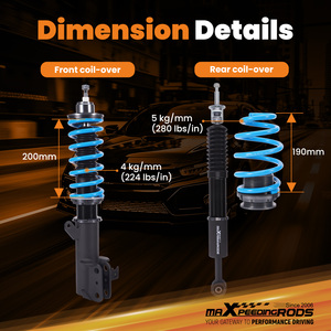 MaXpeedingrods 24 vie ammortizzatori Coilovers puntoni di sospensione per HONDA CRZ ZF1 10-16 - Product Image 6