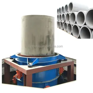 Máquina de fabricación de tuberías de hormigón redondas accionadas por hidráulico, con control PLC, a la venta
