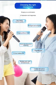 Chuyên Nghiệp Cầm Tay Không Dây Năng Động 2.4G Mic Có Thể Sạc Lại Hiệu Suất Sân Khấu Microphone <span class=keywords><strong>Vhf</strong></span> Không Dây Karaoke Mic Cho Nhà Thờ - Product Image 4