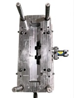 Moule d'injection métallique de haute précision en matériau P20, taille personnalisée, composants de charge automobile, marque FST, moule noir pour applications médicales