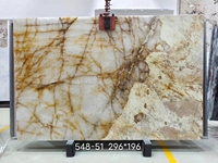 Pandora Patagonia de luxe brésilien Original dalle de Quartzite blanche extra granit dalle de marbre de Patagonie pour comptoir de cuisine