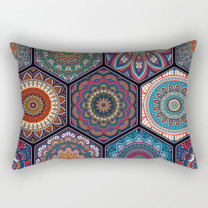 Funda de cojín de mandala, funda de almohada con diseño vintage de poliéster de <span class=keywords><strong>30x50</strong></span>, <span class=keywords><strong>cojines</strong></span> decorativos para sofá, funda de almohada para decoración del hogar - Product Image 2