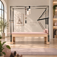 Offre Spéciale : Table de Pilates Cadillac Trapeze Ajustable PerfectForm en Bois d'Érable Massif avec Ressorts à Fil de Piano, Certifiée CE, Usage Commercial